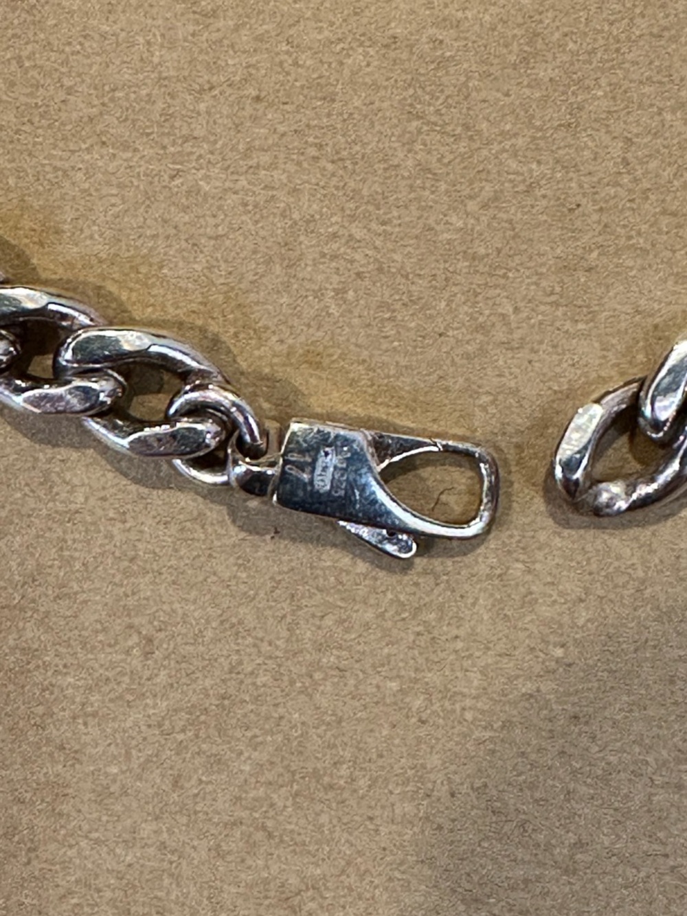 Gucci Sterling Silver ID Curb Chain Bracelet - Picture 3 of 3